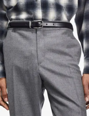 THE KOOPLES Logo-engraved buckle leather belt - S detail 3
