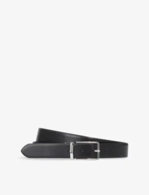 THE KOOPLES Logo-engraved buckle leather belt - S