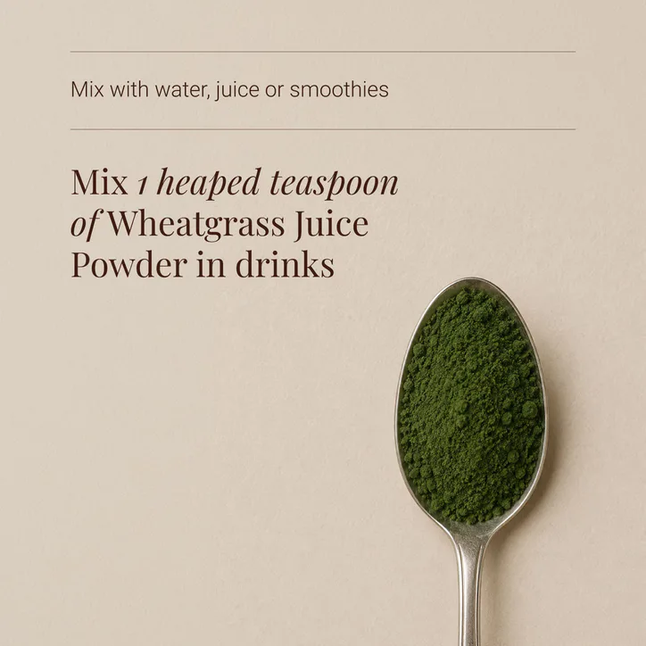 KIKI HEALTH Organic Wheatgrass Juice Powder - 100g, additional product view 3