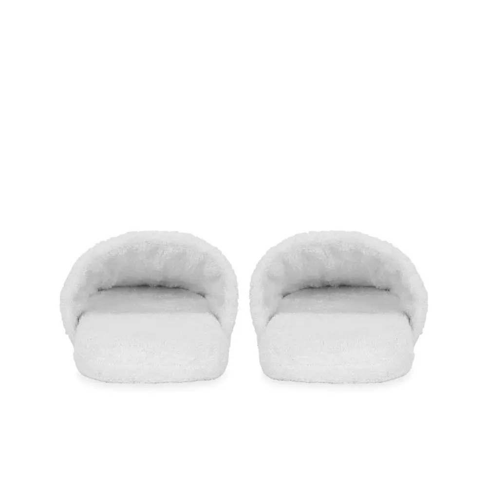 Dolce and Gabbana Casa Dolce&Gabbana Embroidered Terry Cotton Slippers detail 3