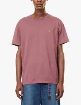 VIVIENNE WESTWOOD Orb-Logo Classic Cotton-Jersey T-Shirt detail 3