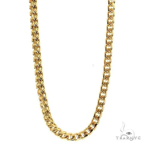 JALGAS - SKYLINE JEWELRY 10K Yellow Gold Solid Franco Chain 2mm 65429 in 20 Inches – Chain
