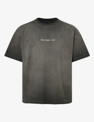 TWOJEYS Icon Logo-Print Cotton T-Shirt in BLACK – Mens | Tops & t-shirts | T-Shirts | Printed T-Shirts