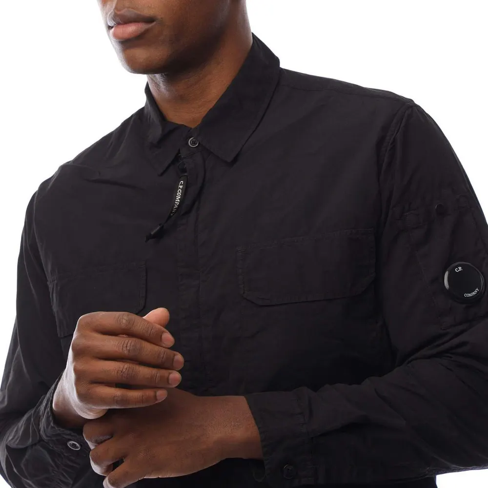 CP Company Flatt Nylon Lens Overshirt detail 3