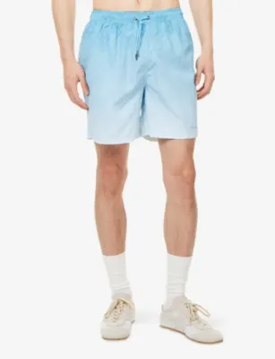 DAILY PAPER Ombre Dotted Logo-Print Swim shorts in AIR BLUE, additional product view 3