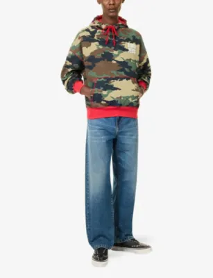 TWOJEYS Cross Camo Graphic Cotton-Jersey Hoody detail 2