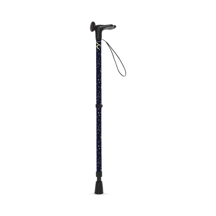 Cool Crutches Midnight Sky Walking Stick Right Hand – Extended Range > Mobility & Support > Mobility Aids > Walking Sticks