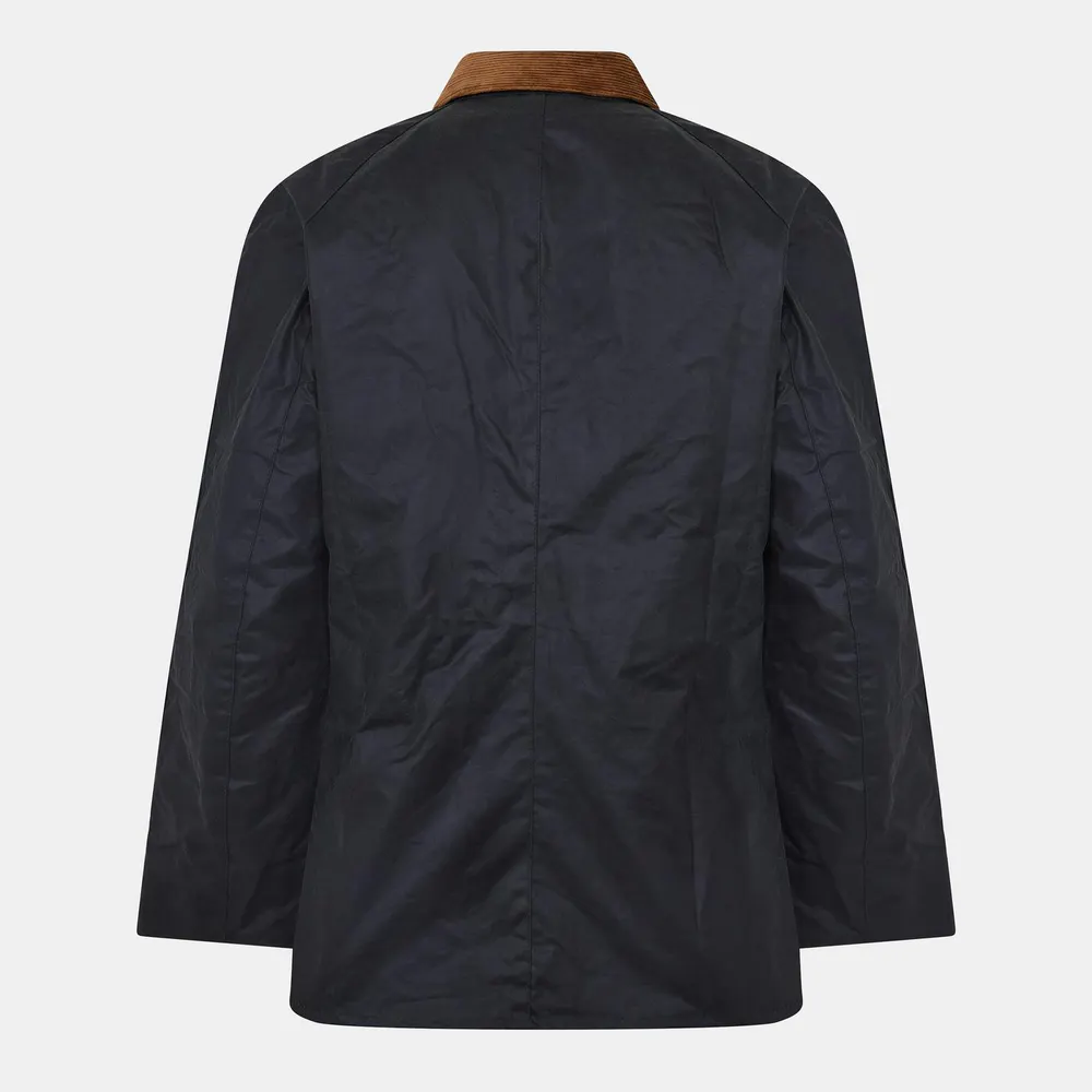 Barbour Mens Ashby Water Resistant Windproof Long Sleeve Wax Jacket detail 2