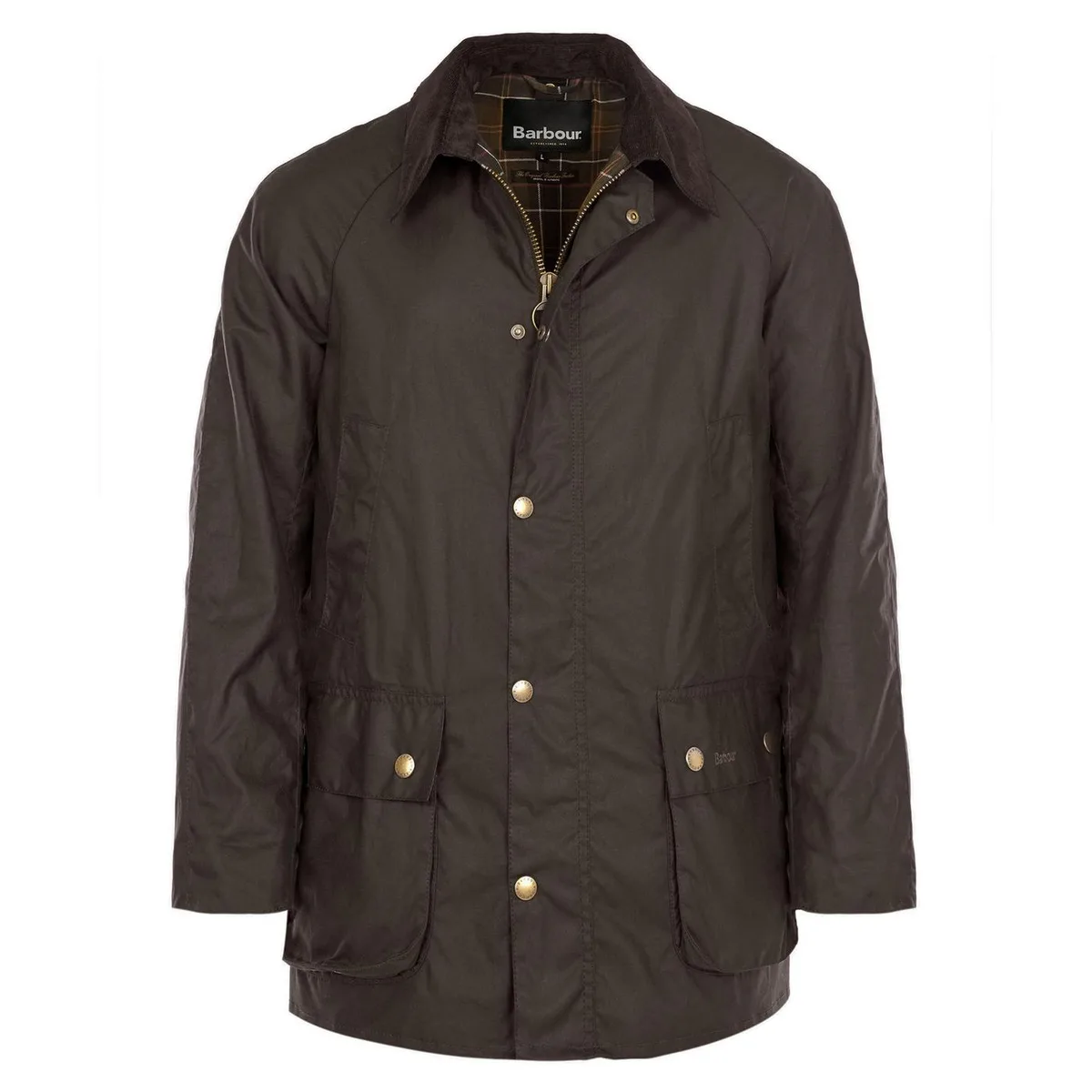 Barbour Mens Ashby Water Resistant Windproof Long Sleeve Wax Jacket