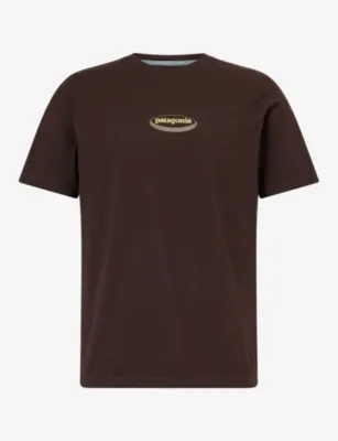 PATAGONIA Oval Logo-Print Cotton T-Shirt