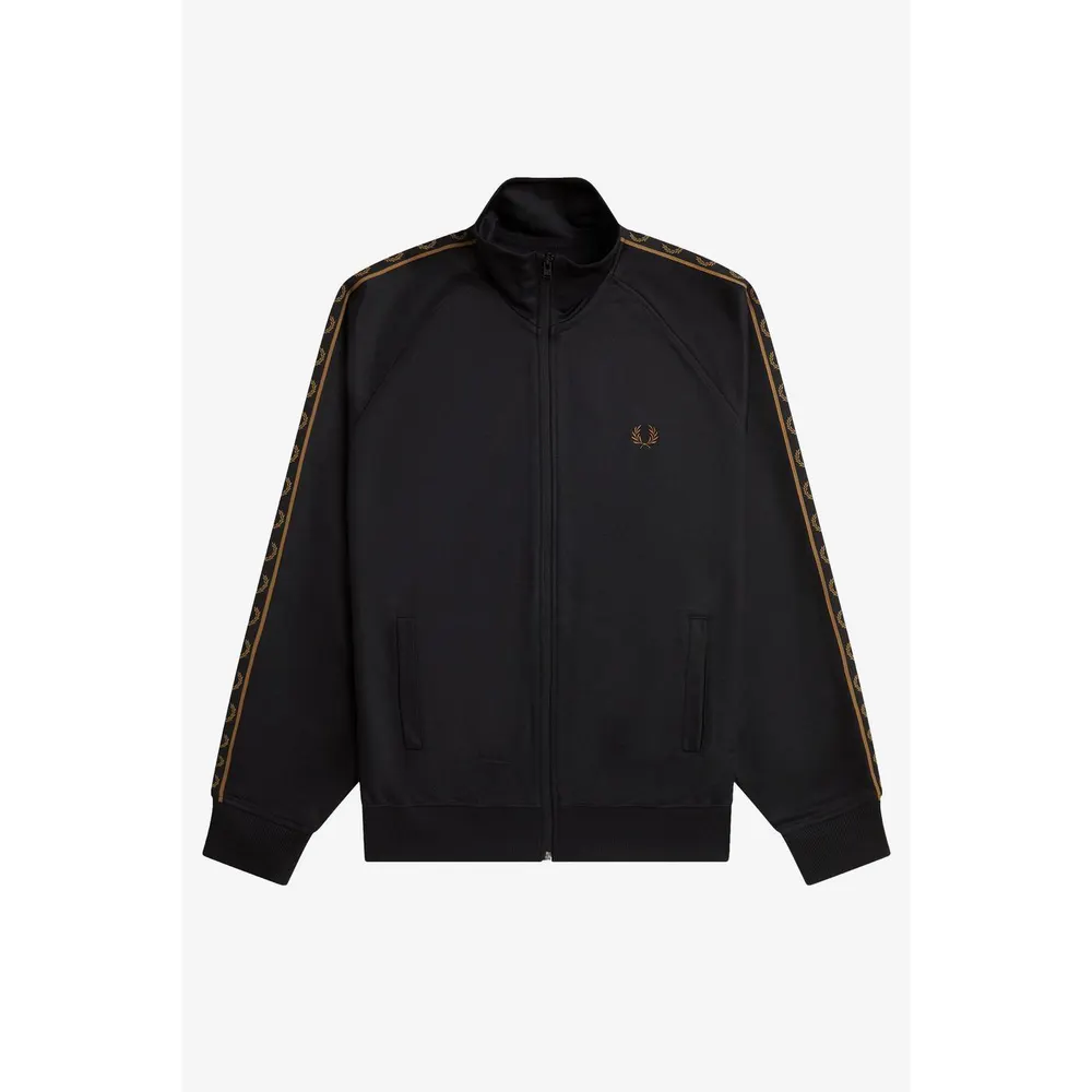 Fred Perry Mens Tape Poly Tracksuit Top