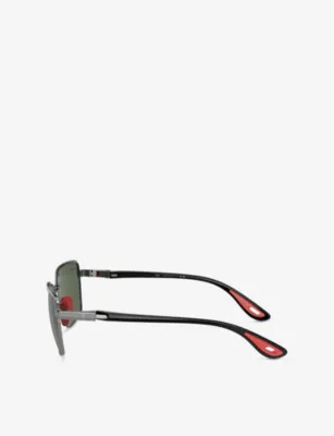 RAY-BAN Rayban x Scuderia Ferrari Branded Metal Sunglasses detail 2
