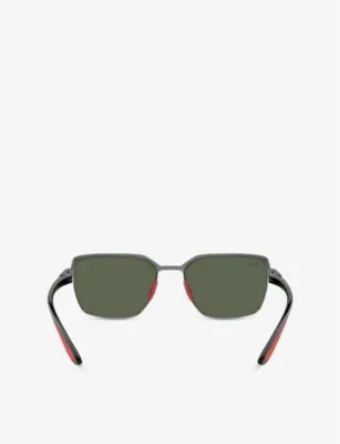 RAY-BAN Rayban x Scuderia Ferrari Branded Metal Sunglasses detail 3