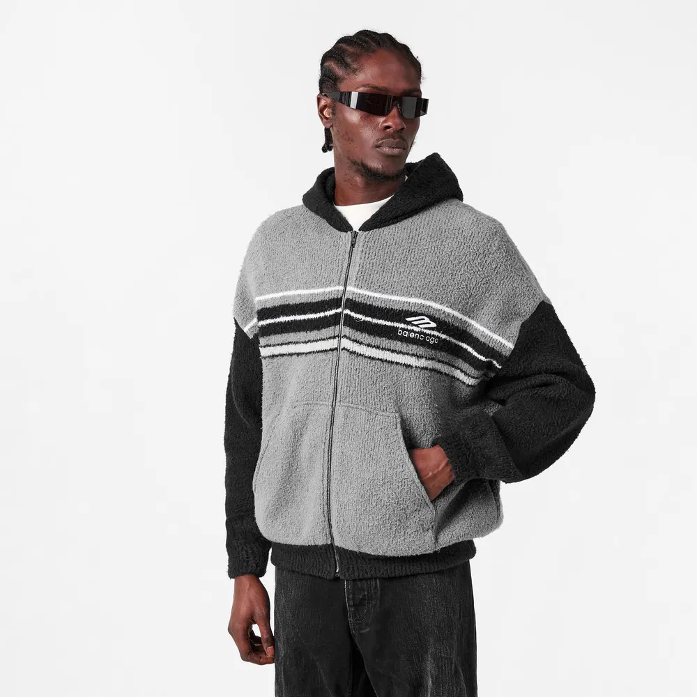 Balenciaga Men's Zip Hoodie detail 3