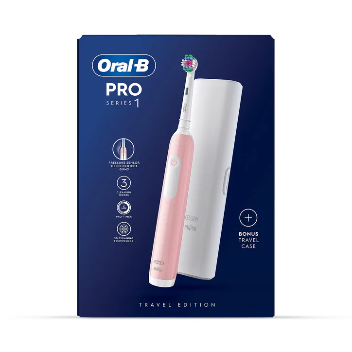 ORAL-B Pro Series 1 Black Electric Toothbrush, Designed By Braun