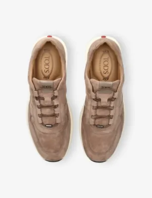 TODS Nuovo Allacciato Sportivo 79k Suede Low-Top Trainers - EUR 41.5 / 7.5 UK MEN in TAUPE, additional product view 2