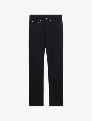 SANDRO Straight Slim-Fit Mid-Rise Stretch-Denim Jeans