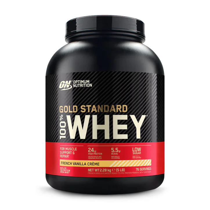 Optimum Nutrition Gold Standard 100% Whey Powder French Vanilla Cr√®me 2.28kg