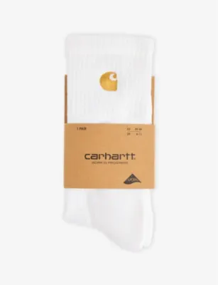 CARHARTT WIP Chase Ribbed Cotton-Blend Socks