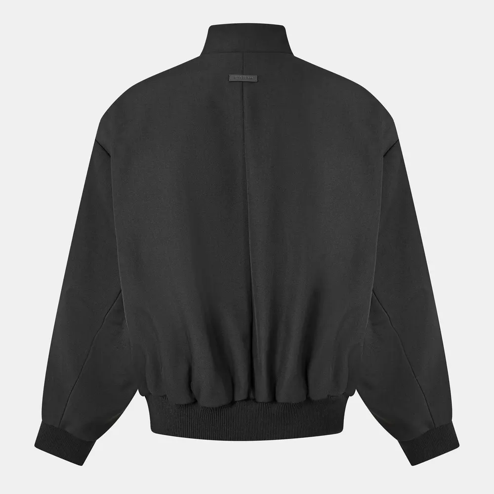 Fear Of God Men's Structured Bomber Jacket in Black, additional product view 2