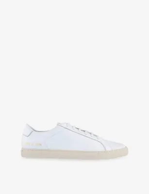 COMMON PROJECTS Achilles Leather Trainers - 10 in WHITE LEATHER – Mens | Trainers | Lace up trainers