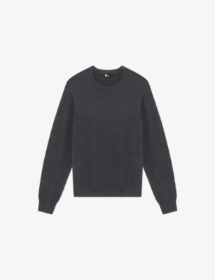 THE KOOPLES Crewneck Relaxed-Fit Stretch-Cashmere Jumper