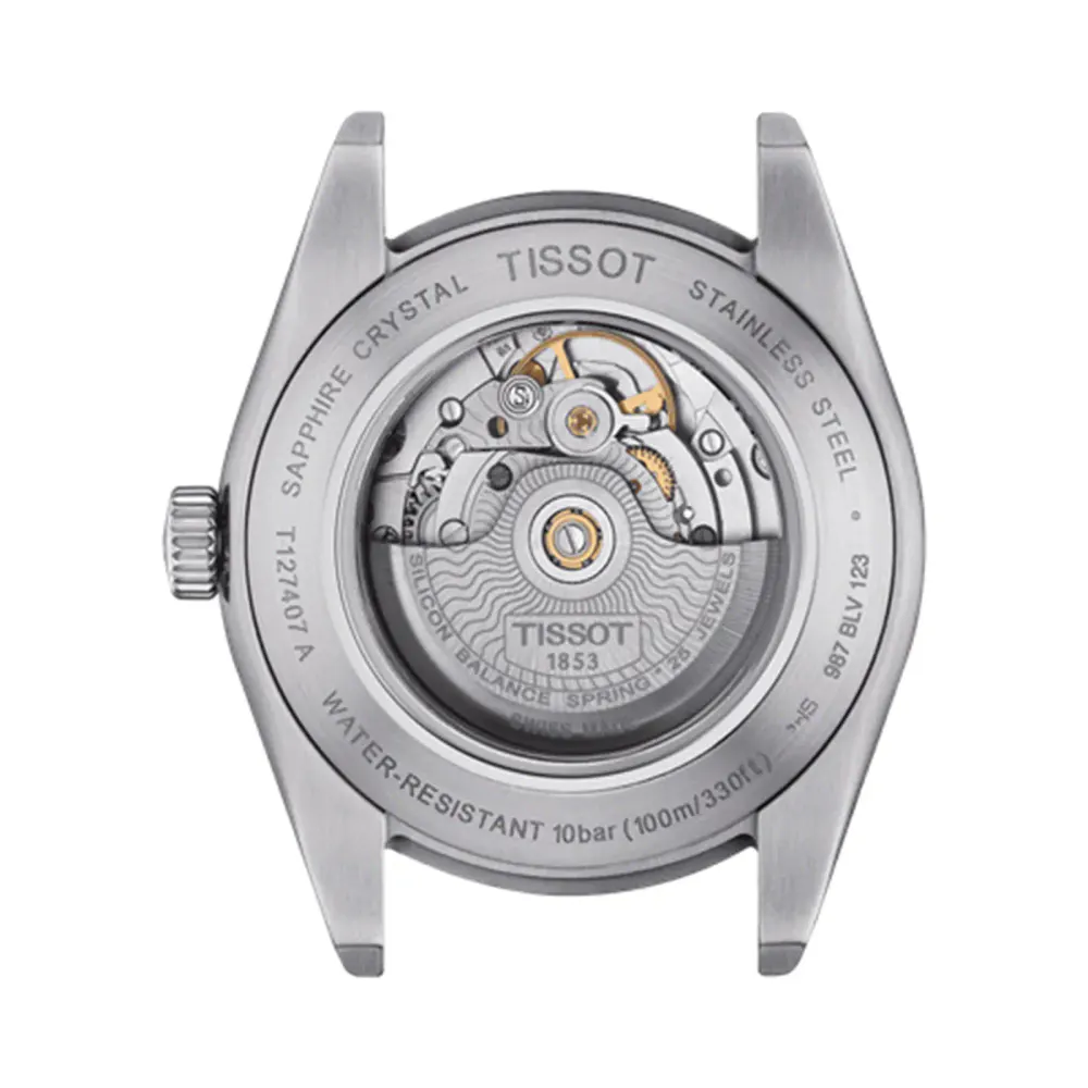 Tissot Gentleman Powermatic 80 Silicium 40mm Mens Watch Green in Green, additional product view 2