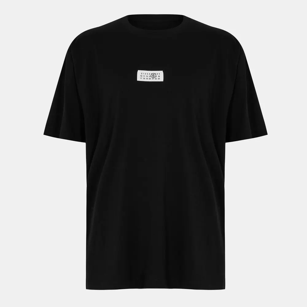 MM6 Maison Margiela Men's Logo T-Shirt in Black – Clothing