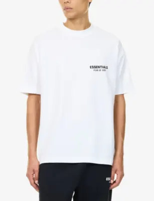 FEAR OF GOD ESSENTIALS Essentials Classic Short-Sleeve Cotton T-Shirt detail 3