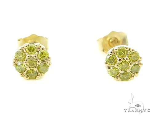 RINA - For Him FACTORY Canary Flower Earrings 5348 in Rose Gold – Earrings