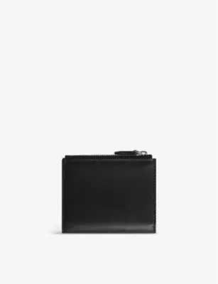 MONTBLANC Soft 6 credit card mini leather wallet with money clip detail 3