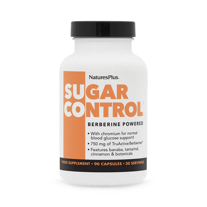 NaturesPlus Sugar Control Berberine Complex 90 Capsules