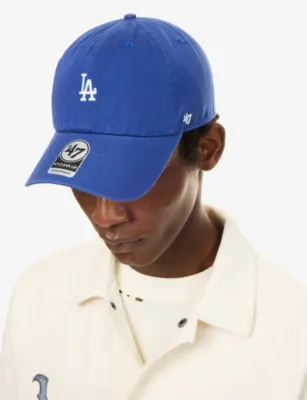 '47 ’47 Clean Up Los Angeles Dodgers Base Runner Cotton-Twill Baseball Cap detail 2