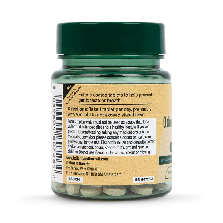 For Him Enteric Coated Odourless Garlic 500mg 30 Tablets detail 3