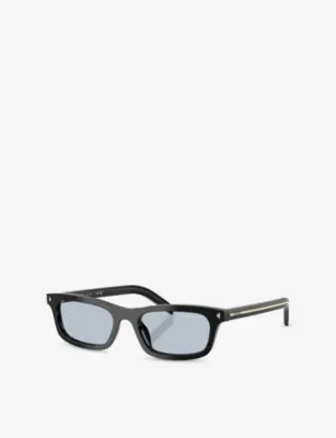 PRADA PR D05S Rectangle-Frame Acetate Sunglasses detail 3