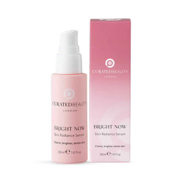 Curated Beauty London BRIGHT NOW Skin Radiance Serum, 30ml