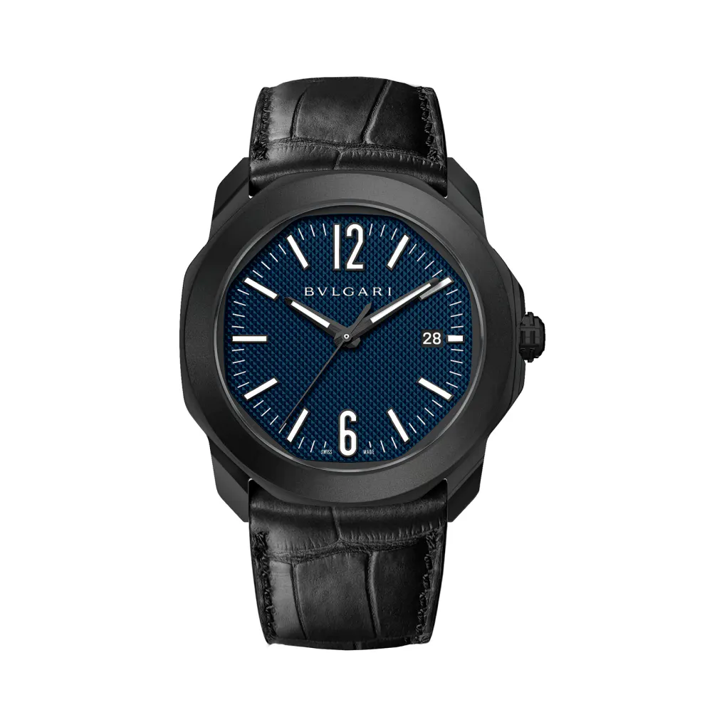 Bvlgari Octo Roma 41mm Limited Edition For Him Group Centenary Mens Watch Blue detail 2
