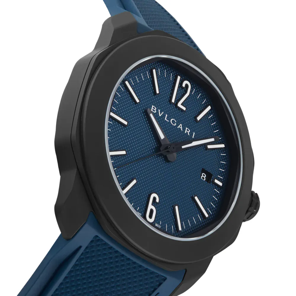 Bvlgari Octo Roma 41mm Limited Edition For Him Group Centenary Mens Watch Blue detail 3