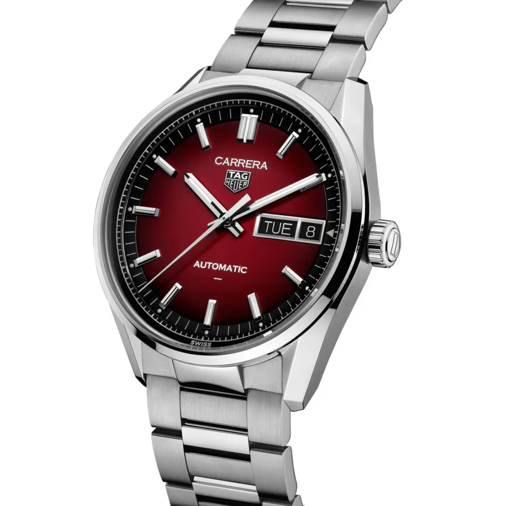 TAG Heuer Carrera Day-Date 41mm Mens Watch Red in Red, additional product view 2