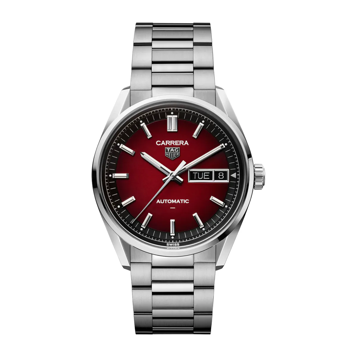 TAG Heuer Carrera Day-Date 41mm Mens Watch Red