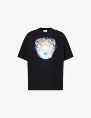 CASABLANCA Oversized Casa Sunset Cotton T-Shirt