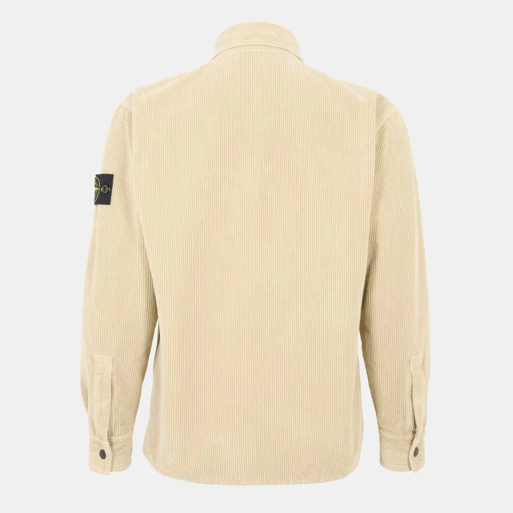 Stone Island Men's Textured Structured Overshirt detail 2