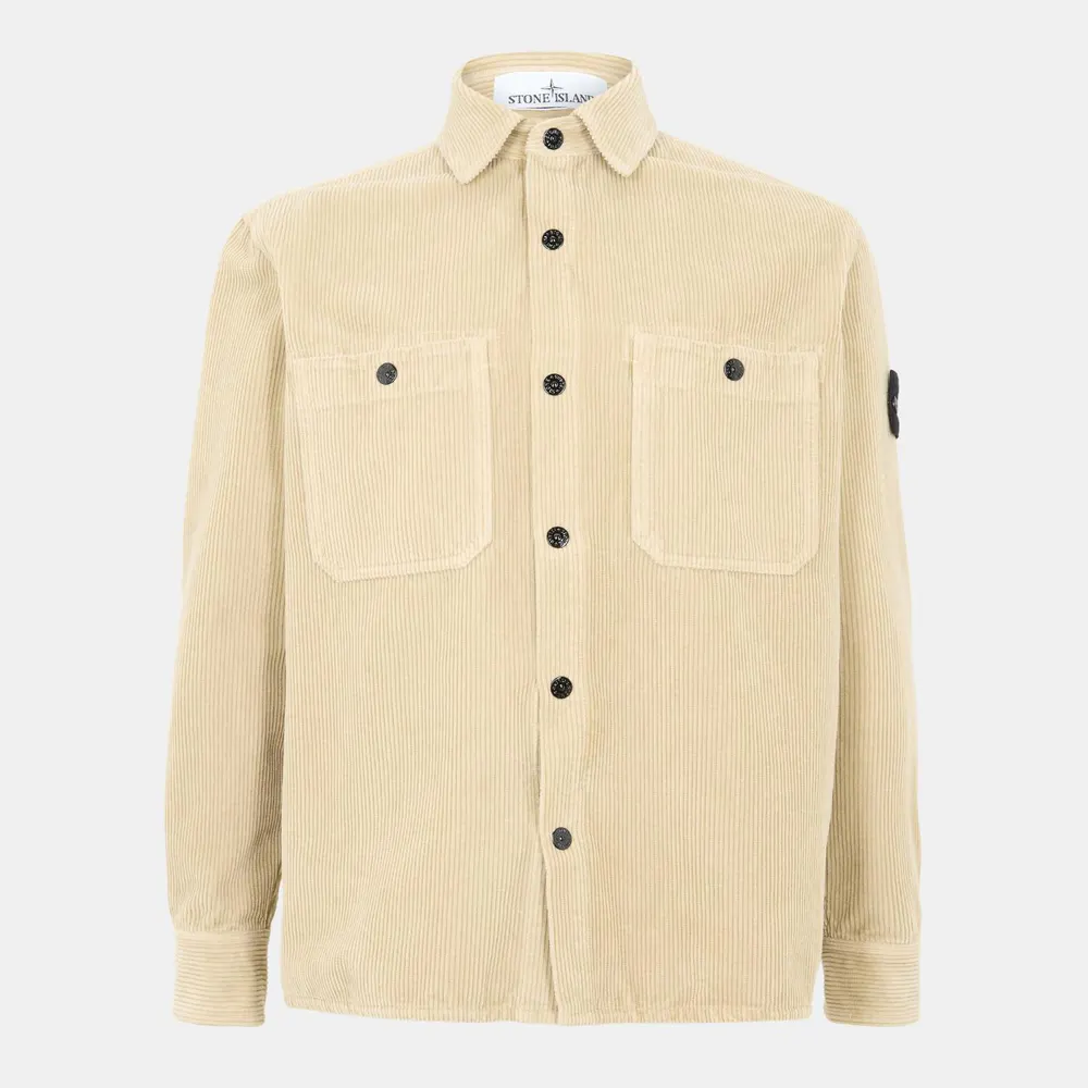 Stone Island Men's Textured Structured Overshirt