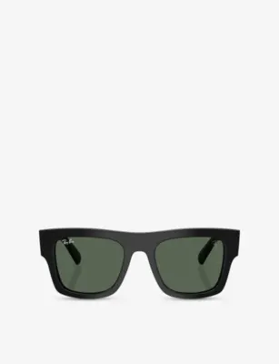 RAY-BAN RB2217M Scuderia Ferrari Collection Square-Frame Acetate Sunglasses