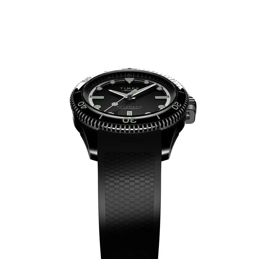 Timex Atelier Marine M1a Watch in Silver/Black, additional product view 2