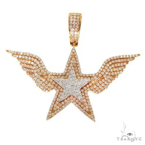 JALGAS - AMERICAS GOLD Star Diamond Pendant 69713 – Pendant