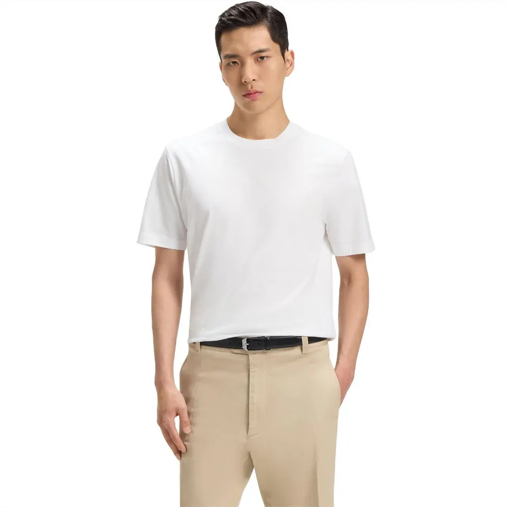 Boss Thompson 02 Cotton Jersey Regular Fit T-Shirt detail 2