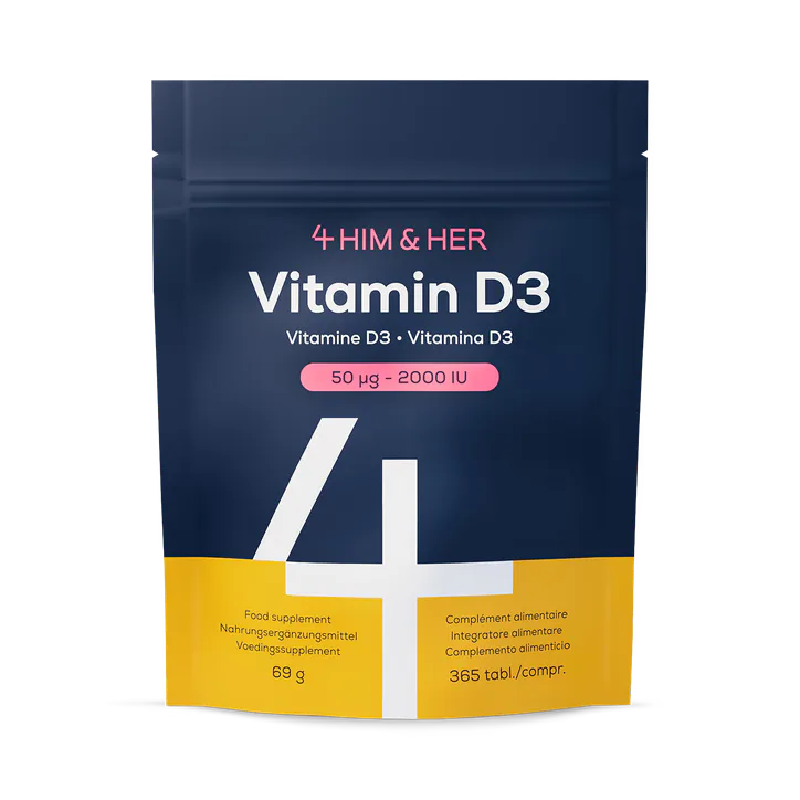 4HIM&HER 4 Him & Her Vitamin D3 50 µg 365 tabs