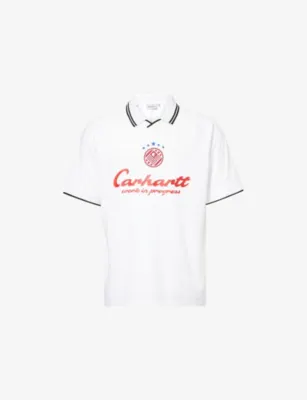 CARHARTT WIP Terrace Logo-Print Football Jersey T-Shirt