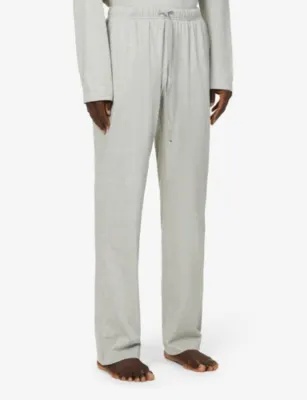 POLO RALPH LAUREN Logo-embroidered cotton-jersey pyjama bottoms detail 3